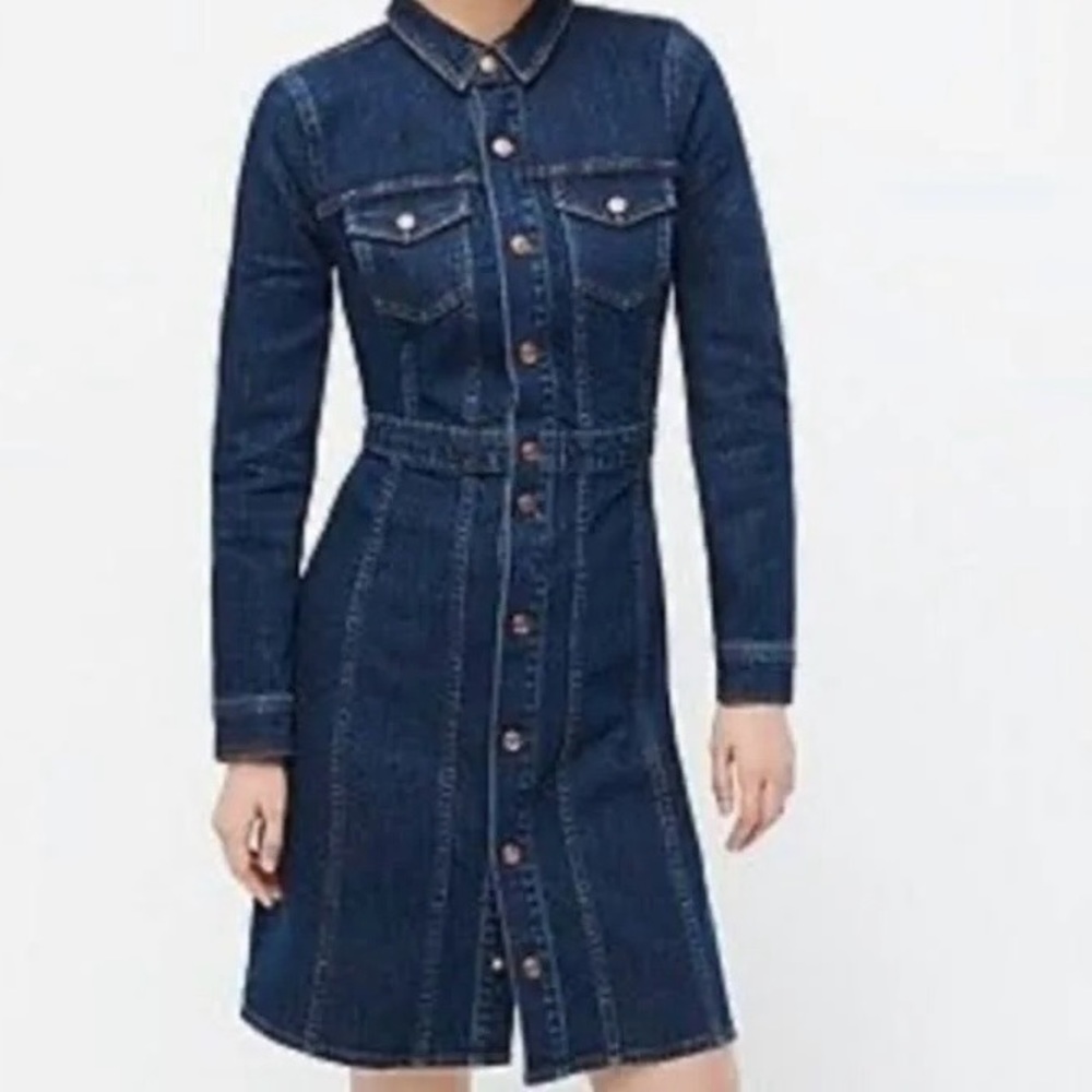 J Crew Denim Shirtdress